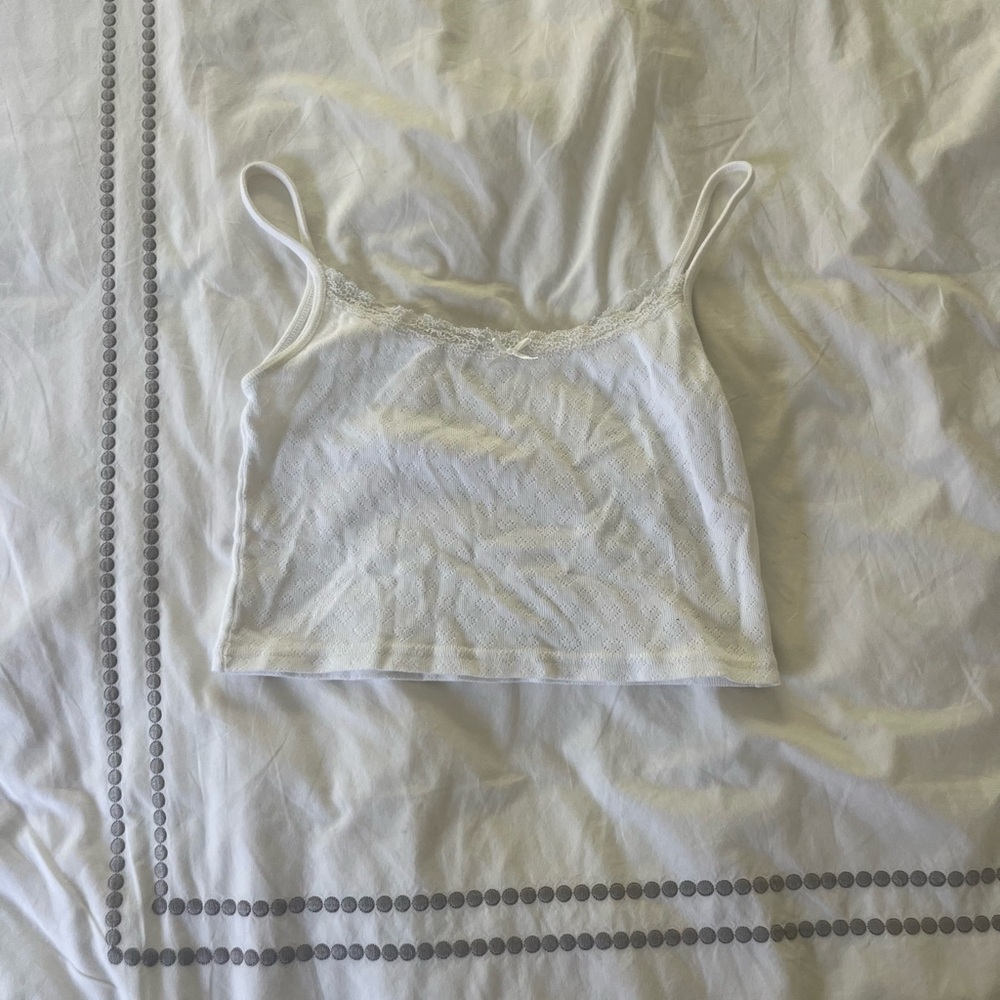 Brandy Melville lace tank top